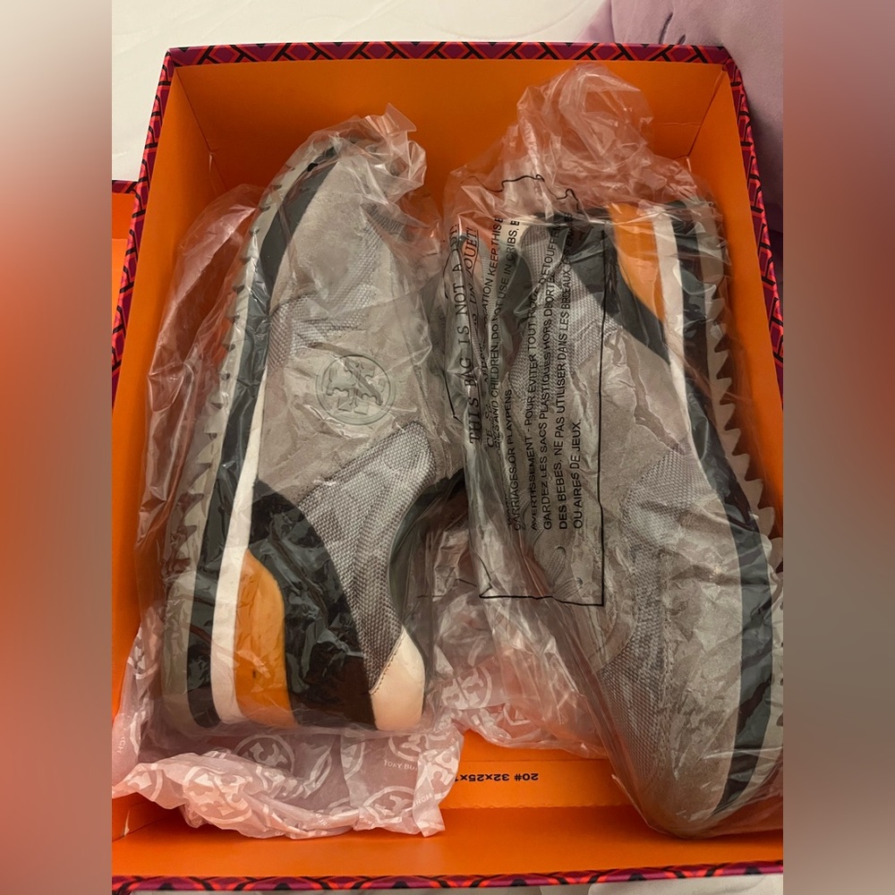 Tory Burch Suede Sneakers! Size 10, worn twice, good condition.